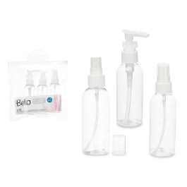 Set De Viaje 3 Botes Tapa Blanca Berilo 15X21CM (36 Unidades) Precio: 55.89000043. SKU: B1FZPABDXG