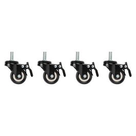 Lanberg Juego de 4 Ruedas Rosca M10 con Freno para Armarios de Pared 19", Negro Precio: 19.49999942. SKU: B19WQ7MZA6