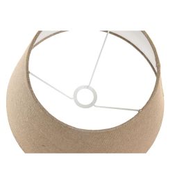 DKD Home Decor Pantalla para Lámpara de Mesa o Pie Yute Marrón 40x25x40 cm Set de 2 unidades Casquillo E27