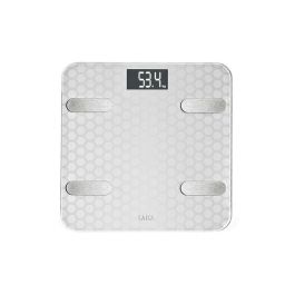 Báscula Digital de Baño LAICA Blanco Plateado Báscula Digital de Baño LAICA Blanco Plateado