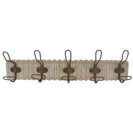 Perchero Pared Colonial DKD Home Decor Natural 10 x 21 x 61 cm