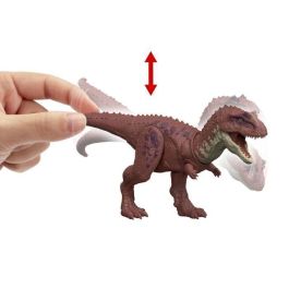 Mattel Jgb88 Dinosaurio Jurassic World Wild Roar Aucasaurus con Mordisco Feroz y Rugido Salvaje, Figura de Ataque