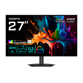 Gigabyte MO27Q28G Monitor Gaming OLED 27" QHD 280Hz 0.03ms - 20VM0-MO27Q28BK-1EKR Precio: 641.88999963. SKU: B1D2ZL38GS
