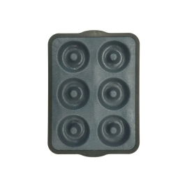 Zenker Molde 6 Donuts Silicone 36x26 cm Negro Reforzado Fibra de Vidrio ZEN5051126855390