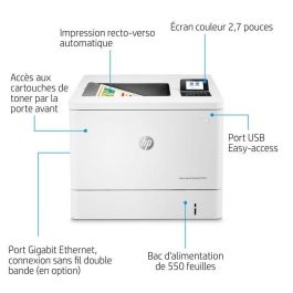 HP Impresora laser color laserJet Enterprise M554dn