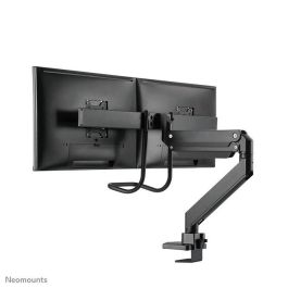 Neomounts NM-D775DXBLACK - Soporte de Mesa Doble para Monitores 10-32" (81 cm), 8 kg, con Resorte de Gas, Pinza/Atornillado, Negro