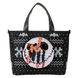 Loungefly Bolso + Monedero Jack Skellington Pesadilla Antes de Navidad Disney Tote Bag 30,48x10,16x26,04cm