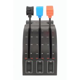 Logitech 945-000015 Flight Throttle Quadrant - Gasregler para PC, Simulador de Vuelo Alámbrico USB Negro