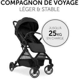 HAUCK HAU4007923160145 Cochecito compacto Travel N Care - Plegado con una mano, 4 ruedas - Negro