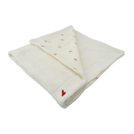 Domiva Manta Amor de Maternidad DOM1732404999619 Doble Cara Punto Grueso y Muselina 75 x 100 cm Precio: 41.50000041. SKU: B1GH6JJD36