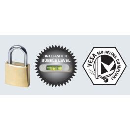 Vivolink Soporte de Pared Pro Grande Inclinable, Carga Máxima 65 kg, Hasta VESA 600x400