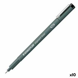 Rotuladores Staedtler Pigment Line Negro (10 Unidades) Rotuladores Staedtler Pigment Line Negro (10 Unidades)