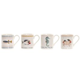 DKD Home Decor Mug Atlantico Porcelana New Bone Blanco Multicolor 5.3 x 6 x 8 cm (12 Unidades) Precio: 21.6900002. SKU: B16VL6LTZE