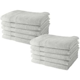 Juego de 10 toallas TODAY 50x90 cm 100% algodón - Tiza Precio: 40.49999954. SKU: B1AQVRV3LK