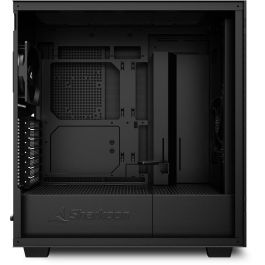 Sharkoon Rebel C50 Caja ATX Full Tower Negra, Diseño Modular, Paneles Perforados para Gran Flujo de Aire, Soporte Radiadores 360mm, USB-C
