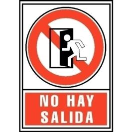 Señal Informativa No Hay Salida Rojo Precio: 3.69000027. SKU: B1CFRK9D8G