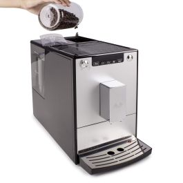 MELITTA E950-103 Máquina de espresso automática con molinillo Caffeo Solo - Plata