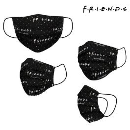 Mascarilla Higiénica de Tela Reutilizable Friends black Precio: 7.49999987. SKU: S0725016