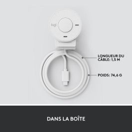 Logitech BRIO 300 Webcam Full HD 1080p USB Blanco