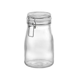 Botella Hermética de Vidrio con Cierre Clip 500 ml - La Mediterran by Inde (12 Unidades) Botella Hermética de Vidrio con Cierre Clip 500 ml - La Mediterran by Inde (12 Unidades)