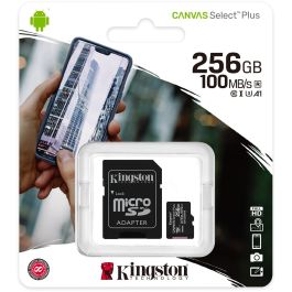 KINGSTON MicroSD XC 256GB / Class 10 / Adaptador SD