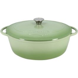 Menastyl 6020072 Cacerola Redonda de Hierro Fundido Esmaltado Verde 6,5 Litros Precio: 111.88999954. SKU: B128CAW8QW
