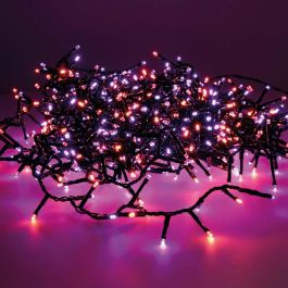 Lumineo Guirnalda LED Compact Parpadeante Exterior Morado y Naranja 21m 750 LED Cable Negro IP44 con Temporizador Precio: 21.49999995. SKU: S7905339