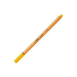 Rotulador Stabilo Punta De Fib Ra Point 88 Amarillo Punta Fina 0,4 mm 10 unidades