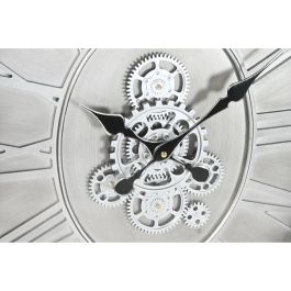 Reloj Pared Loft DKD Home Decor Plateado Natural 8 x 68 x 50 cm