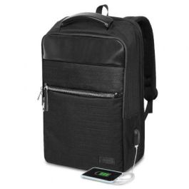 Mochila Subblim Business V2 AP Backpack para Portátiles hasta 15.6"/ Puerto USB/ Negra Mochila Subblim Business V2 AP Backpack para Portátiles hasta 15.6"/ Puerto USB/ Negra