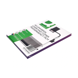 Q-connect Transparencias Din A4 KF26066 para Fotocopiadora Tratada Dos Caras, Caja 100 Hojas