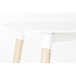 DKD Home Decor Mesa Comedor Shenglong basics Scandi urban Blanco 120 x 80 x 74 cm