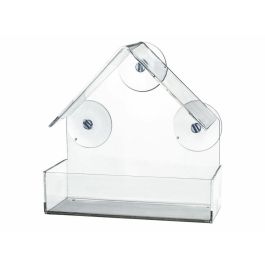 Comedero para Pájaros Trixie Transparente 225 ml 15 × 15 × 6 CM