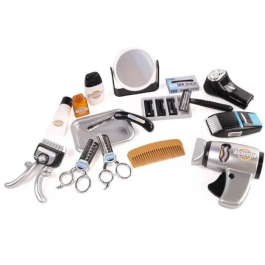 Clement Clementine Set de Peluquería Juego de Barbería CLE3301041021144 con Maquinilla, Secador y Afeitadora - A partir de 3 años