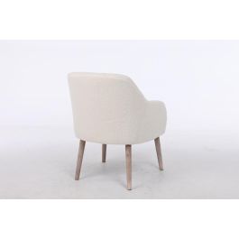 Butaca Moderno DKD Home Decor Blanco Natural 68 x 78 x 61 cm (2 Unidades) Butaca Moderno DKD Home Decor Blanco Natural 68 x 78 x 61 cm (2 Unidades)