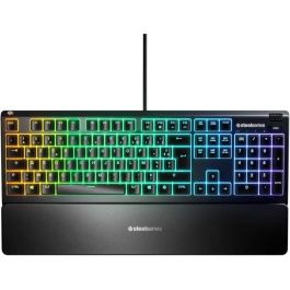 Teclado mecánico para juegos - STEELSERIES - APEX 3 - Ultra silencioso - Negro Precio: 121.49999983. SKU: B1E6PMSJYD