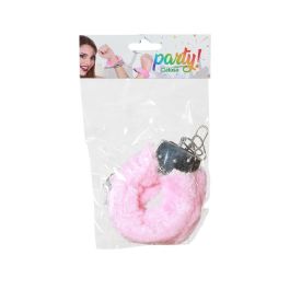 Esposas Metálicas Con Forro De Peluche Rosa Para Fiestas Y Disfraces