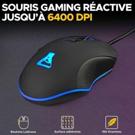 The G-Lab COMBO HYDRO Pack de Juegos 2 en 1: Teclado Gaming Preciso y Ratón Ergonómico con Cable - Negro/Gris