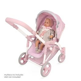 Decuevas Coche de Muñeca 3x1 Plegable Sophie para Muñecas hasta 48 cm - Edad 3+ Años, Material: Metal, Plástico, Poliéster