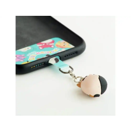 Wondee Charm Squishmallows Cam the Cat para Móvil - Colgante Decorativo Universal para Fundas, 100 x 20 x 58 mm