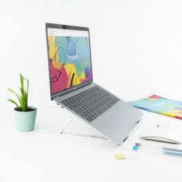 TooQ TQLRS0033-AL Soporte para Portátiles hasta 15" y Tablets Elevador Plegable Plata