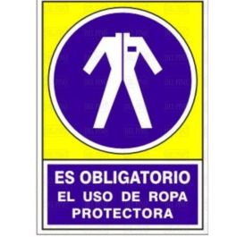 DUVER 643 Señal Obligatorio Uso Ropa Protectora Plástico 345X245 Precio: 6.50000021. SKU: B19REQL9GS