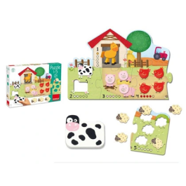 Goula 53438 Puzzle 1-5 Animales de Madera para Aprender a Contar +12 Meses Precio: 11.79000042. SKU: B15Z9FBMCC