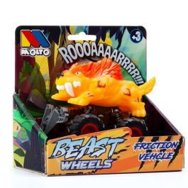 Vheiculos friccion animale beast wheels. 15x5 cm - modelos surtidos