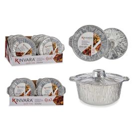 Set 3 Ollas Aluminio Tapa Pequeña Kinvara 22X11CM (12 Unidades) Precio: 49.69000036. SKU: B18GK2HF33