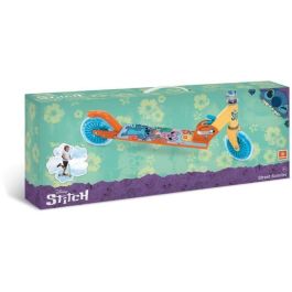 Unice Patinete de aluminio Stitch 2 ruedas para niños de 5 años. Dimensiones 80x55,5x9,5cm