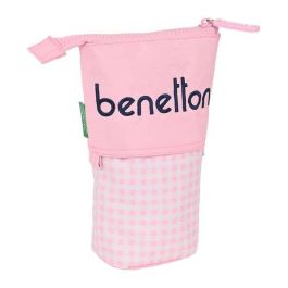 Estuche Cubilete Benetton Vichy Rosa (8 x 19 x 6 cm) Estuche Cubilete Benetton Vichy Rosa (8 x 19 x 6 cm)
