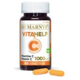 MARNYS Vitahelp Vitamina C 1000 mg 60 Cápsulas - Apoyo Inmunitario y Antioxidante, Vegano Precio: 12.4999996. SKU: B1H8N284J6