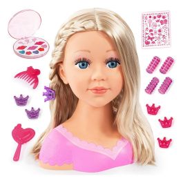 Busto charlene peinado y maquillaje super modelo rubia Busto charlene peinado y maquillaje super modelo rubia