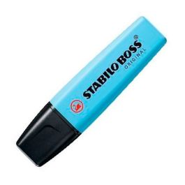 Stabilo Marcador Fluorescente Boss Original Azul Ventoso - Tinta base agua, tecnología antisecado 4h (10 Unidades) (10 Unidades) Precio: 9.89000034. SKU: S8417681